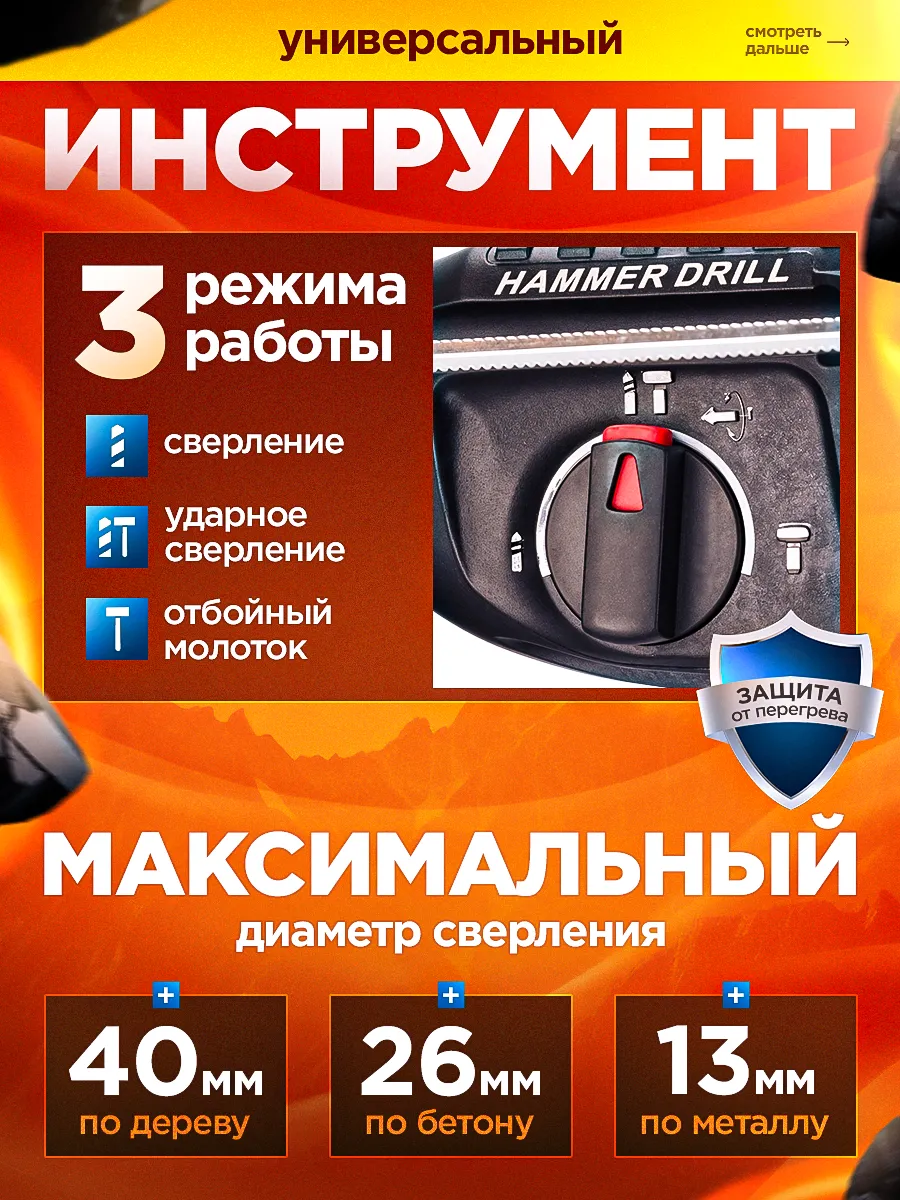 Перфоратор электрический ударный