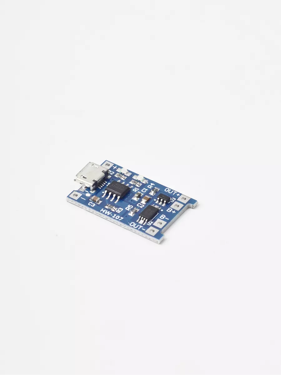 Контроллер заряда TP4056 Micro USB с защитой