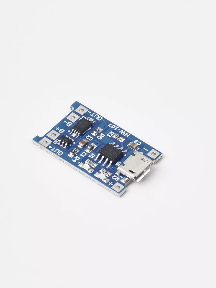Контроллер заряда TP4056 Micro USB с защитой