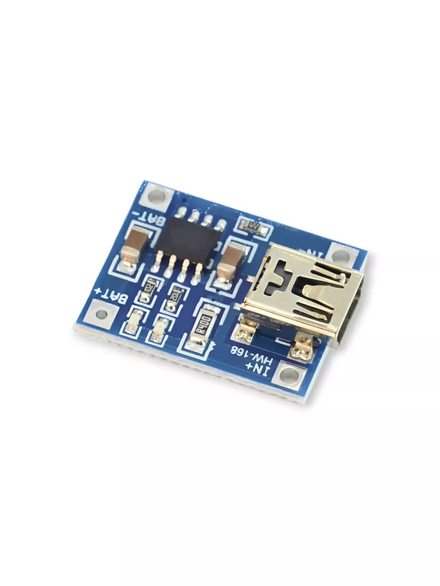 Модуль заряда Li-ion TP4056, гнездо Mini USB 5В 1А