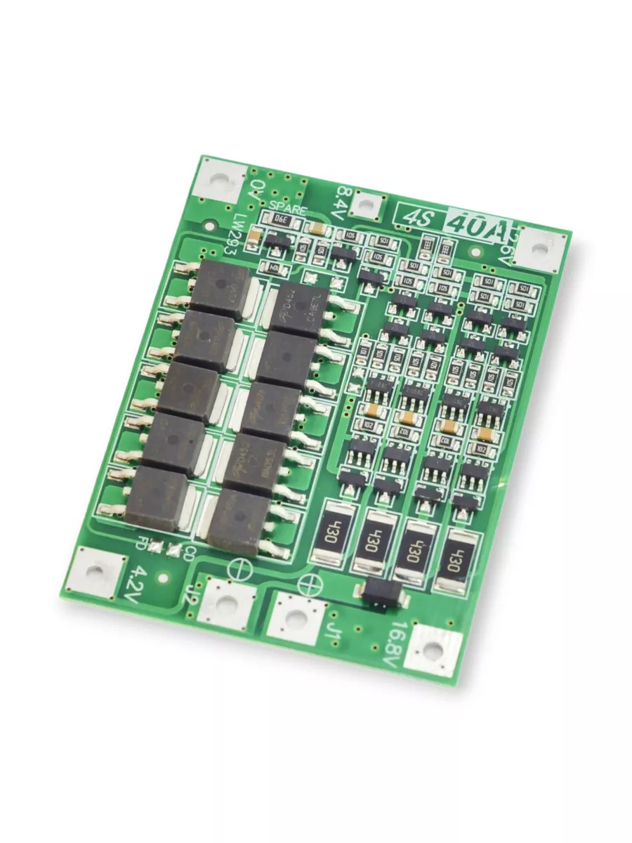 BMS 4S 40A плата защиты с баланс. 14.4В 16.8В для Li-ion