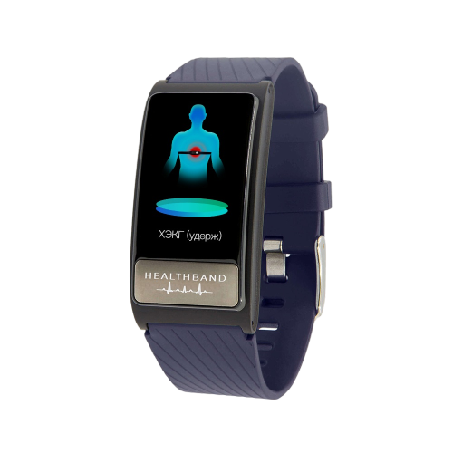 Умный браслет здоровья с режимом Холтера Health Band Pro №10, синий