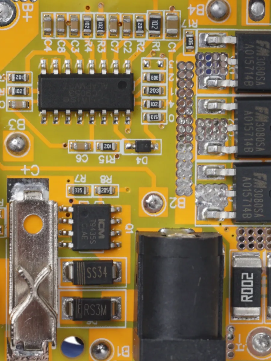 Плата защиты BMS 5S 21V 20A для Li-ion батареи