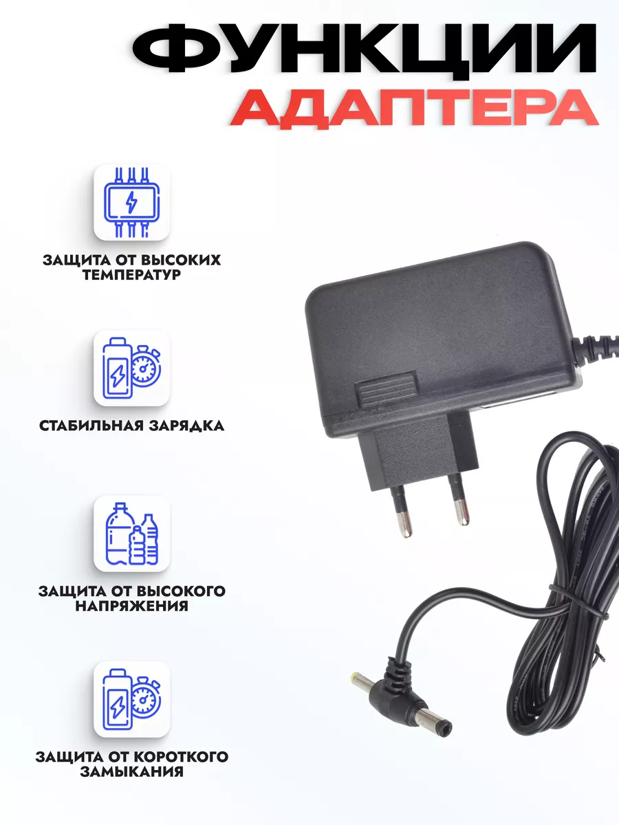 Адаптер для ноутбуков 12V/2А 5.5х2.5мм 4.0х1.7мм
