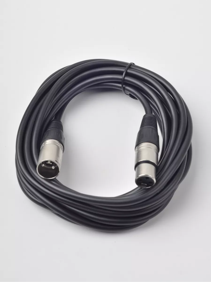 Микрофонный кабель XLR(F)-XLR(m) 5 метров