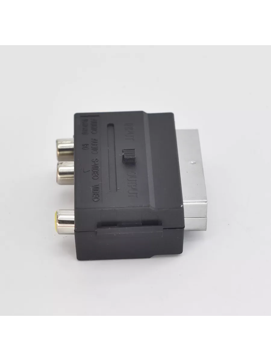 Адаптер-переходник SCART на 3-RCA с переключателем