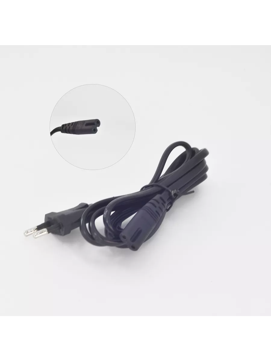 Сетевой кабель питания C7 CEE 7/16, 1.8м, евровилка 2pin