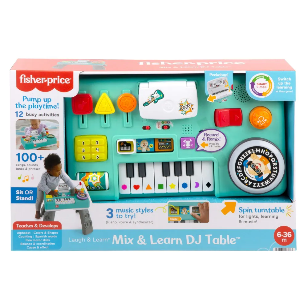Музыкальный стол Fisher-Price Mix & Learn DJ Table