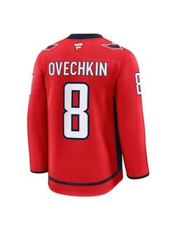 NHL Вашингтон Кэпиталз Alexander Ovechkin 8# Красное джерси