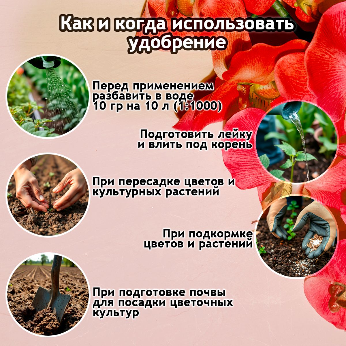 ЭКО Удобрение "Находка" для комнатных цветов: бегоний, пеларгоний, глоксиний из торфа на основе гуминовых кислот на 250 литров раствора