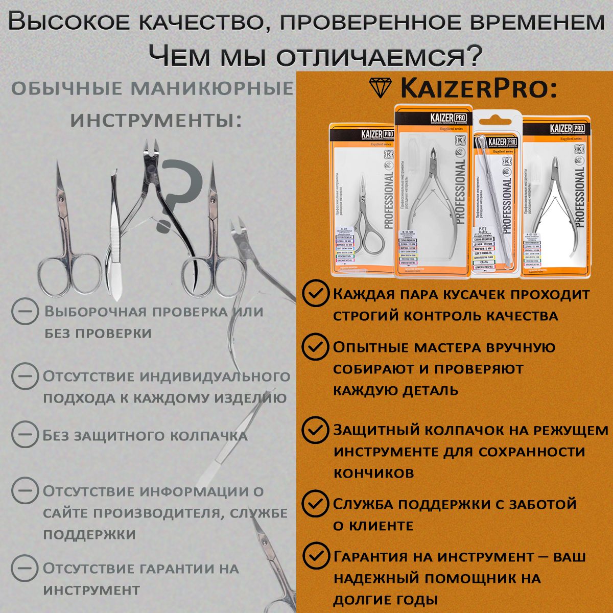 Кусачки для кутикулы профессиональные - щипчики острые тонкие