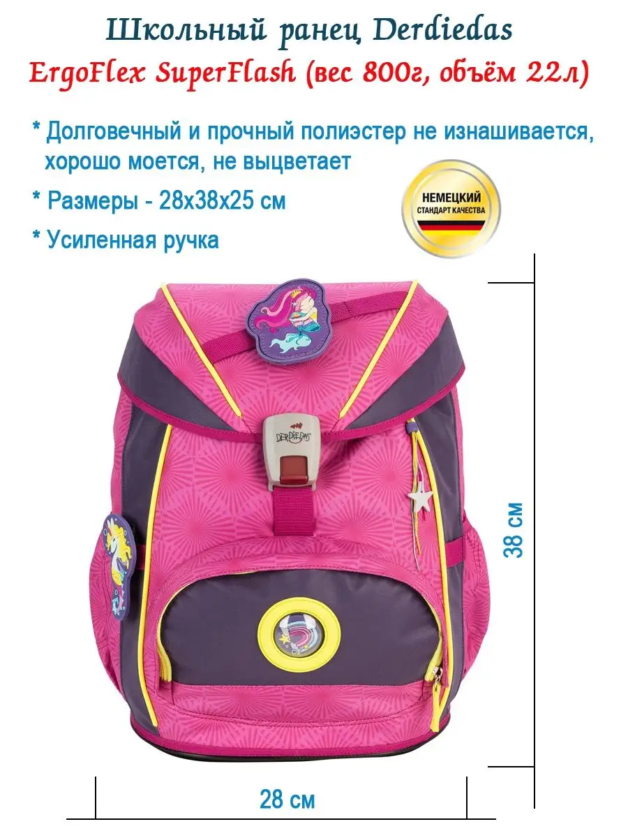 Ранец школьный девочки ортопедический для первоклассника
