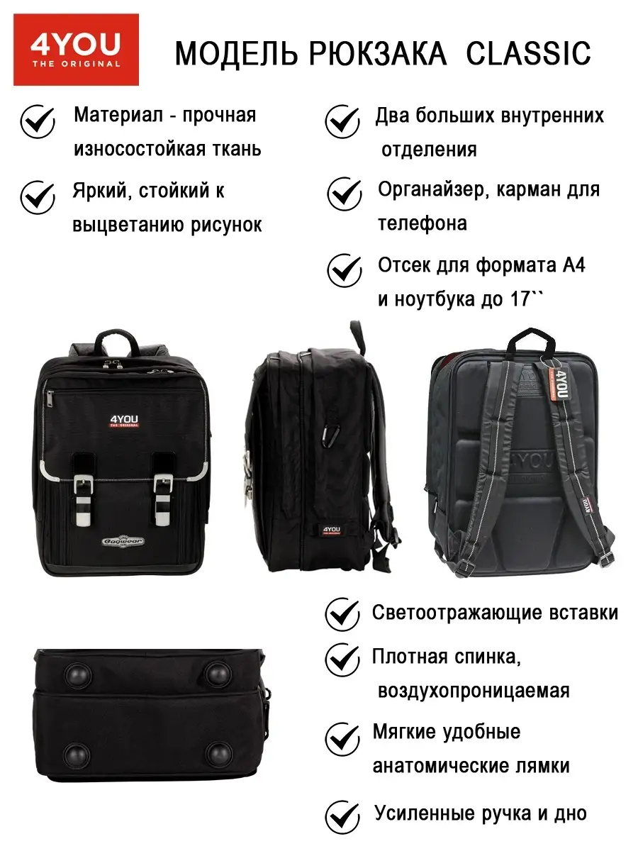 Рюкзак школьный для девочки подростков сумка ранец портфель