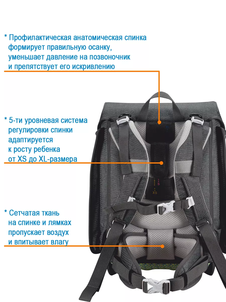 Ранец школьный ортопедический для первоклассника
