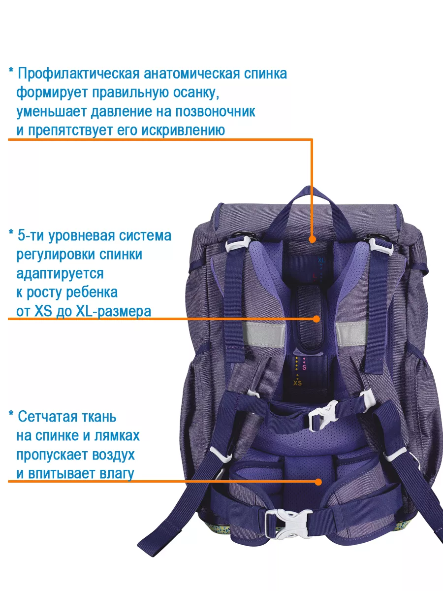 Ранец школьный ортопедический для первоклассника