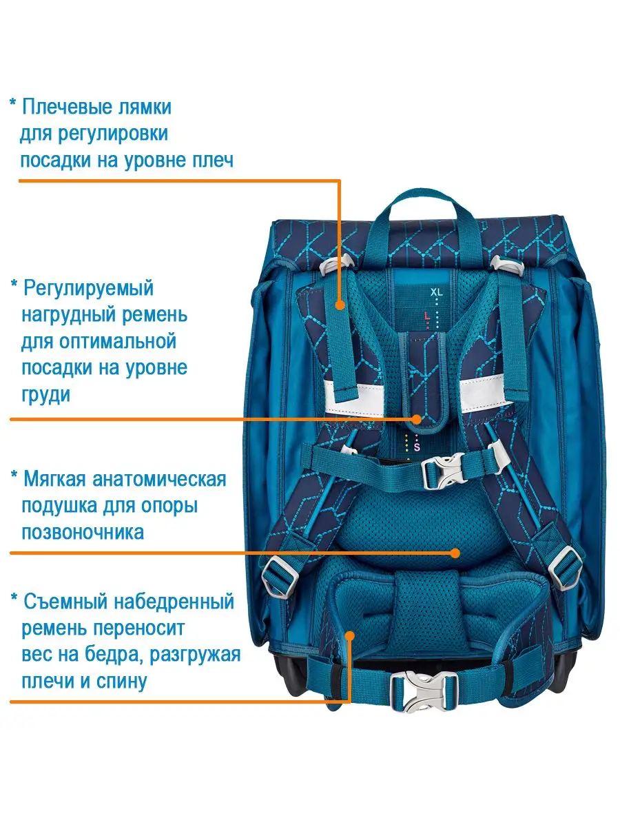 Ранец школьный мальчики ортопедический для первоклассника