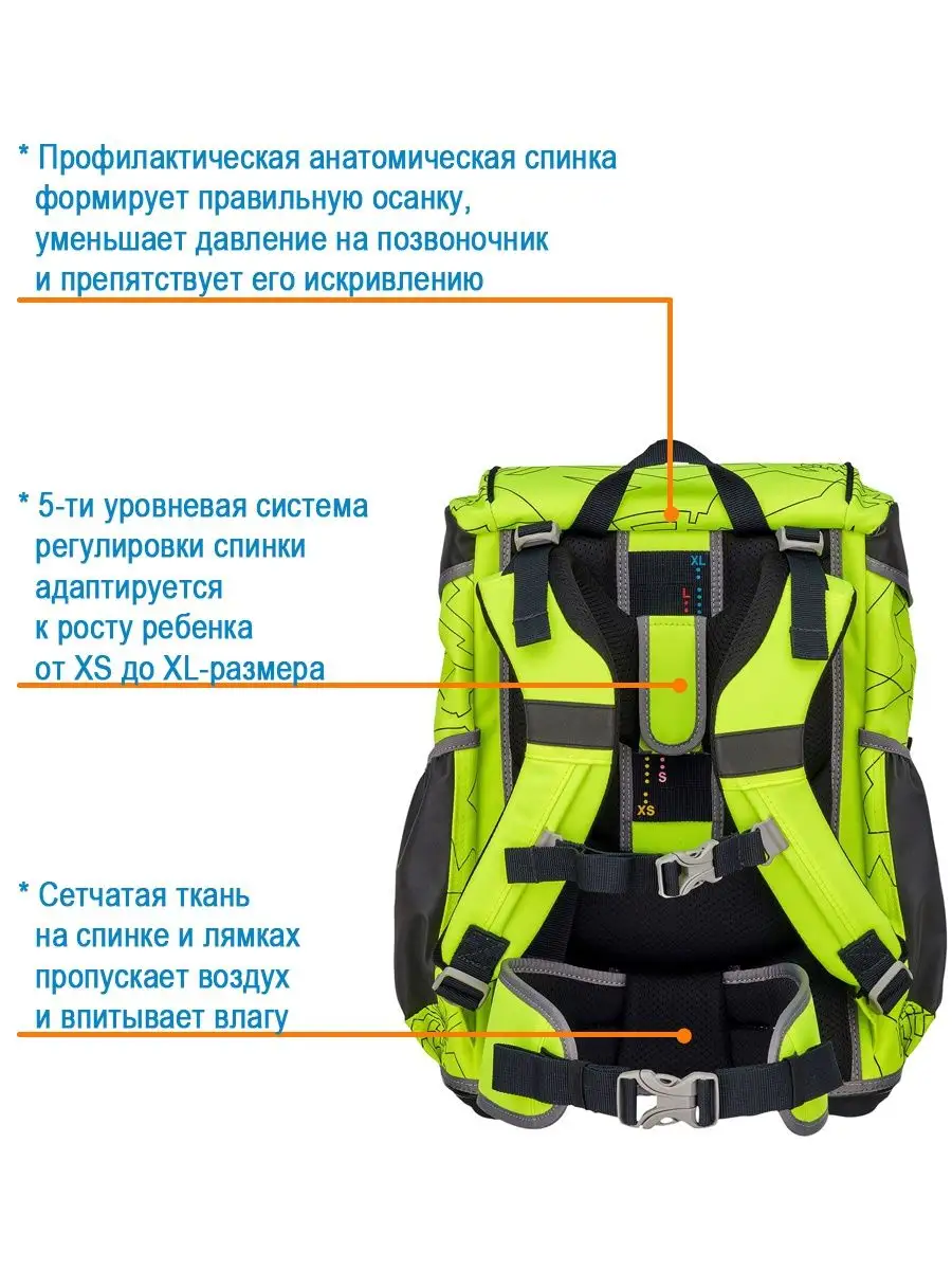 Ранец школьный мальчики ортопедический для первоклассника