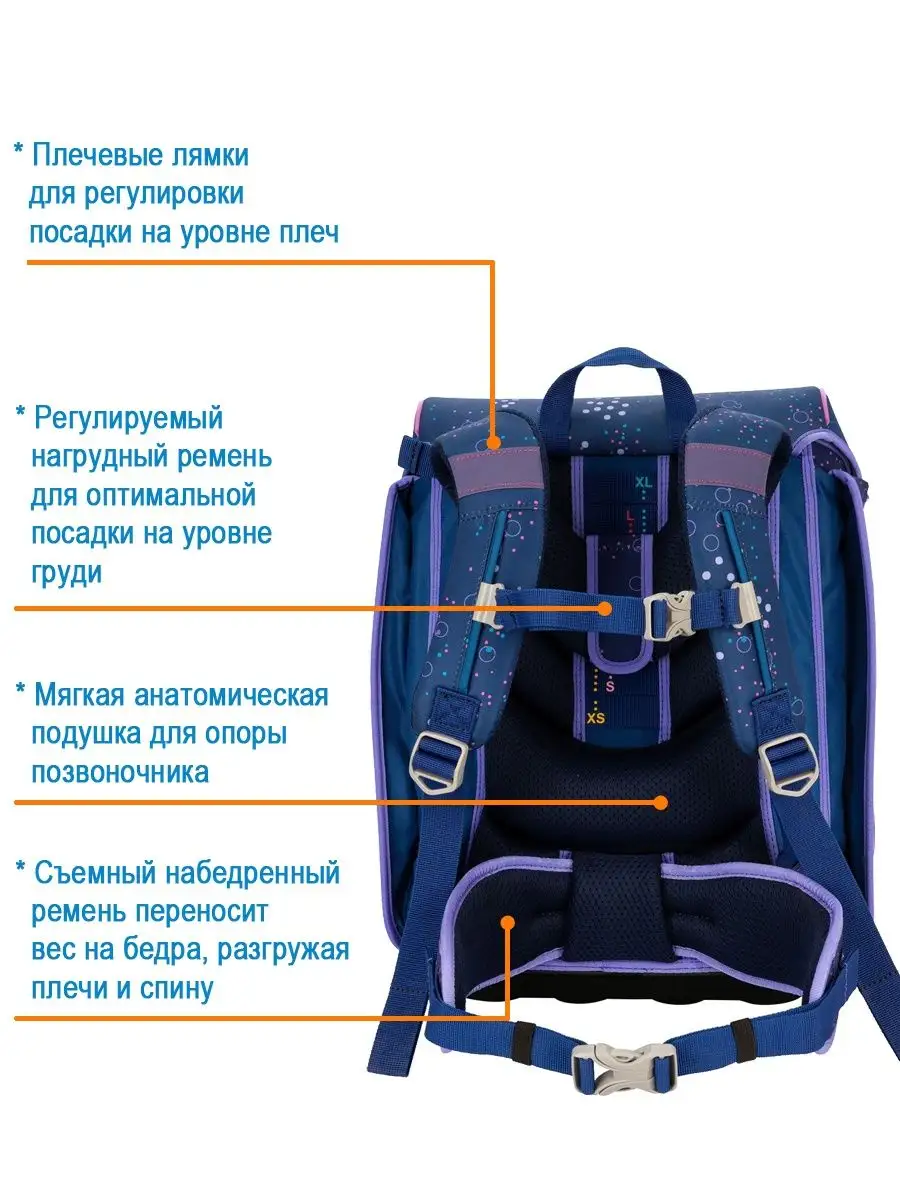 Ранец школьный ортопедический для первоклассника