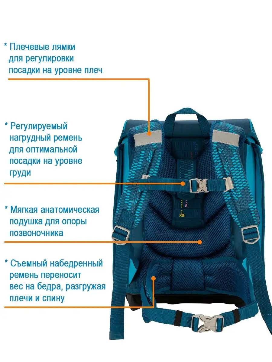 Ранец школьный мальчики ортопедический для первоклассника