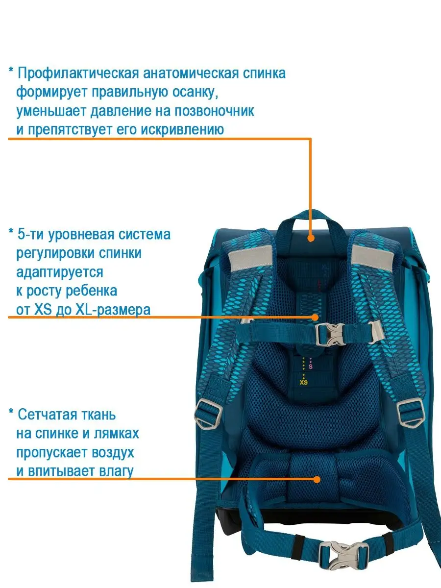 Ранец школьный мальчики ортопедический для первоклассника