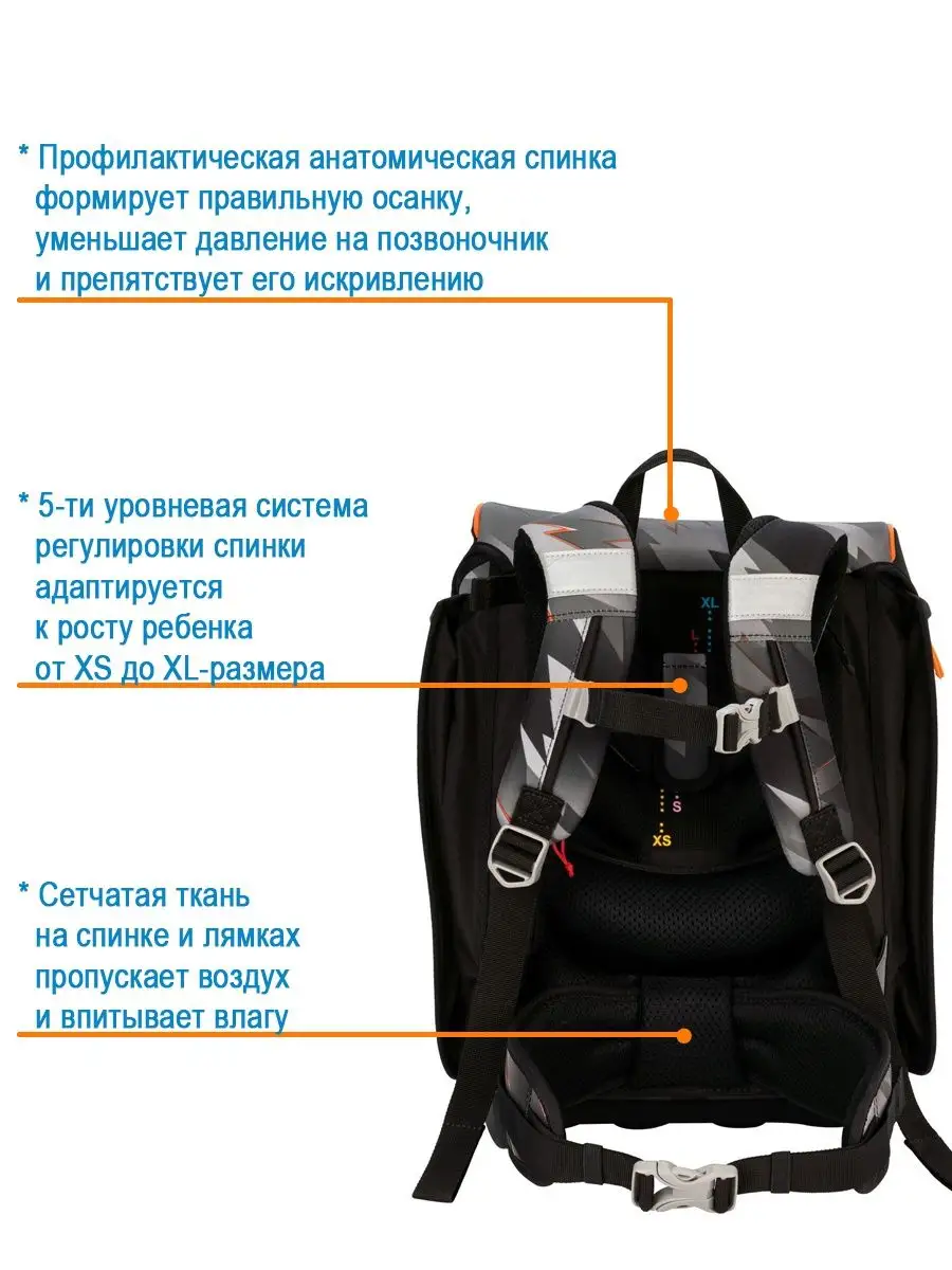 Ранец школьный мальчики ортопедический для первоклассника
