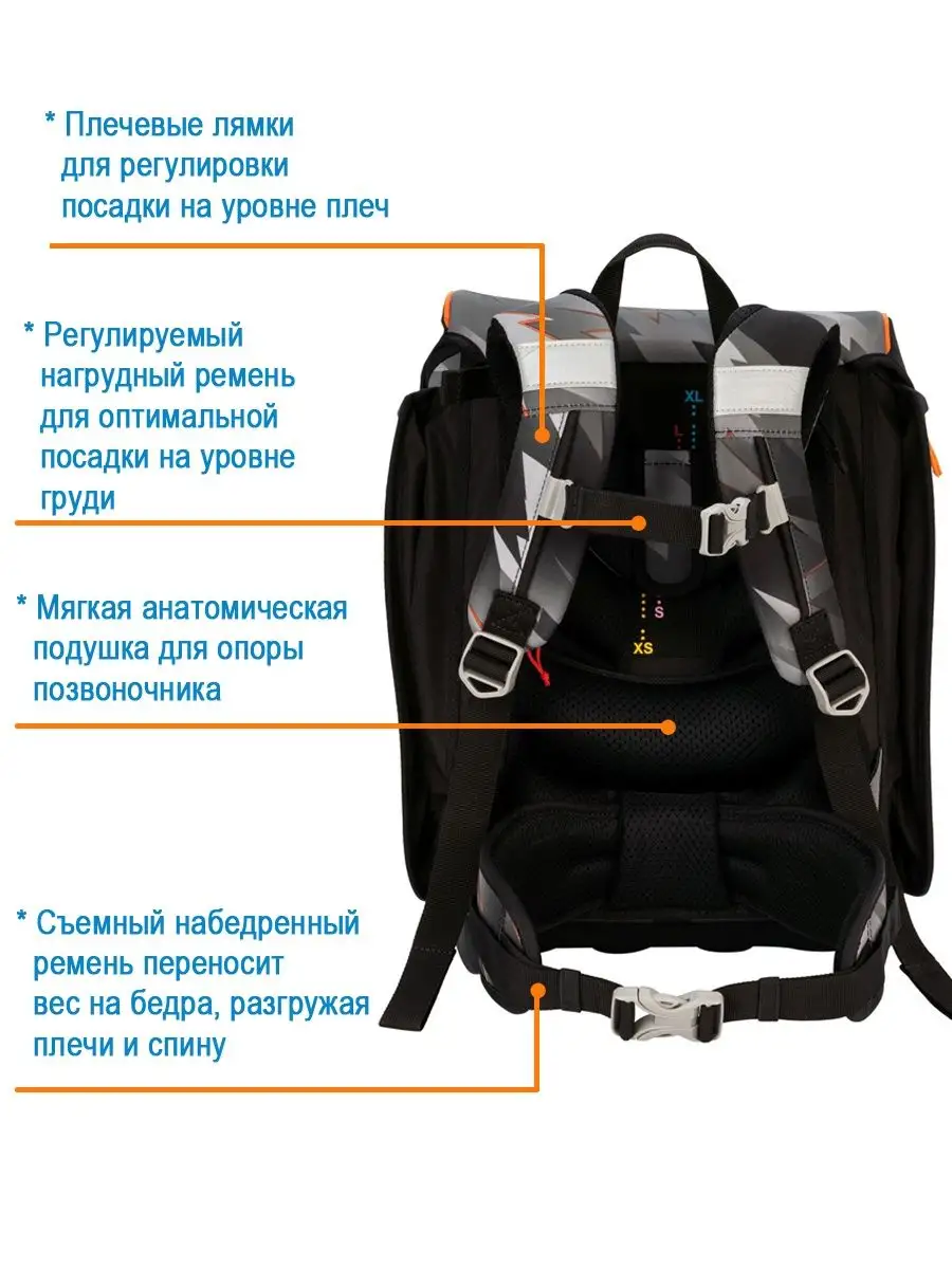 Ранец школьный мальчики ортопедический для первоклассника