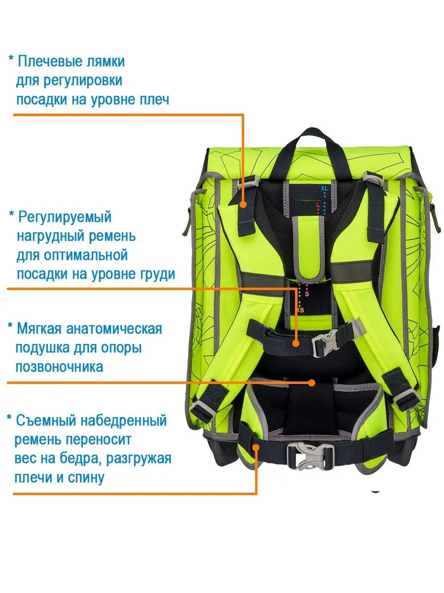 Ранец школьный мальчики ортопедический для первоклассника