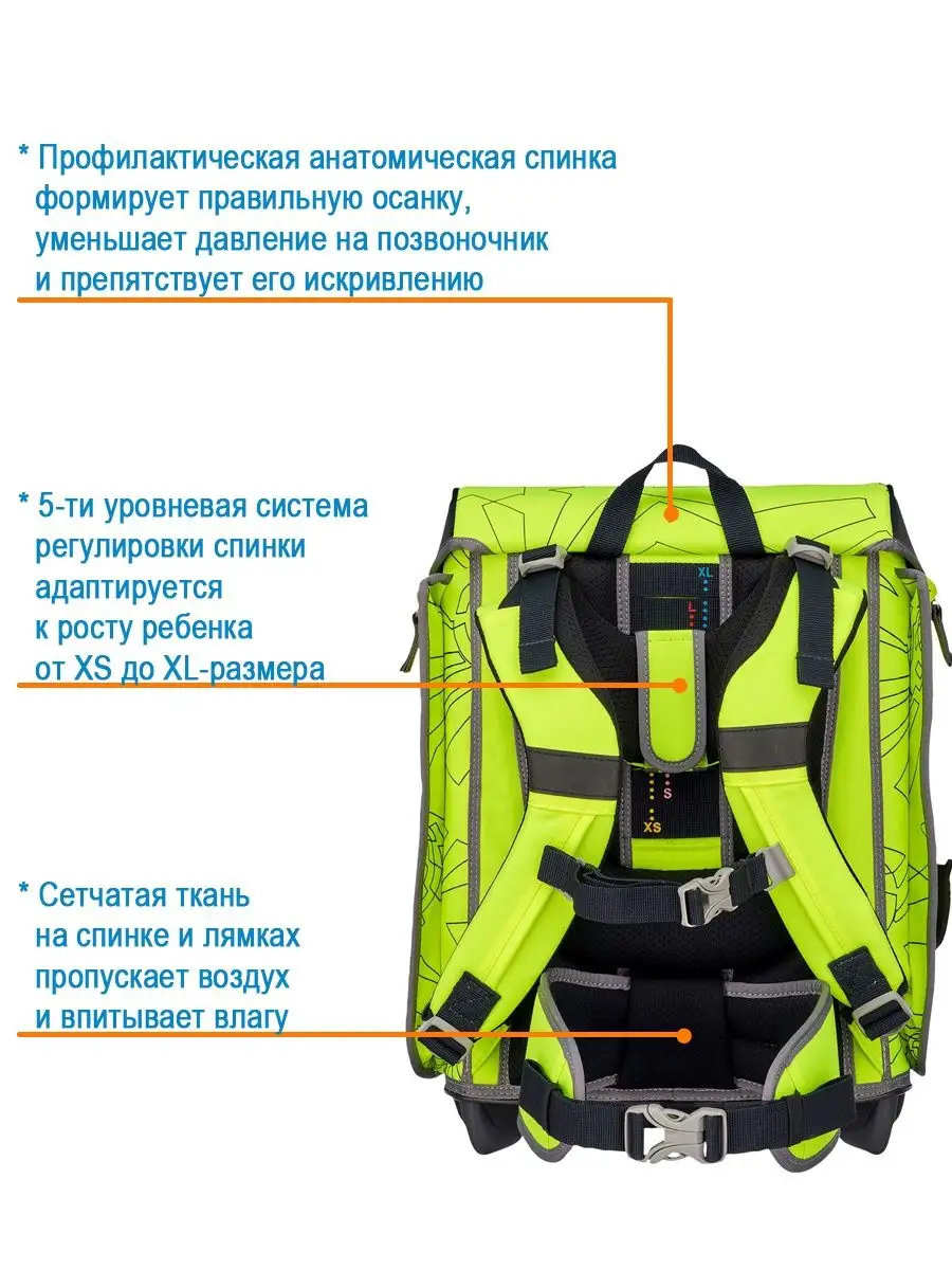 Ранец школьный мальчики ортопедический для первоклассника
