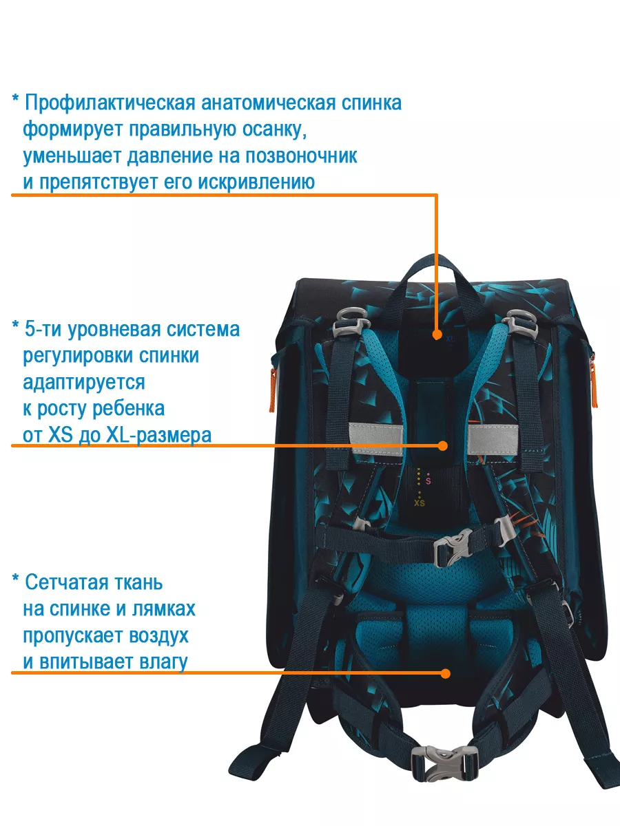 Ранец школьный ортопедический для первоклассника