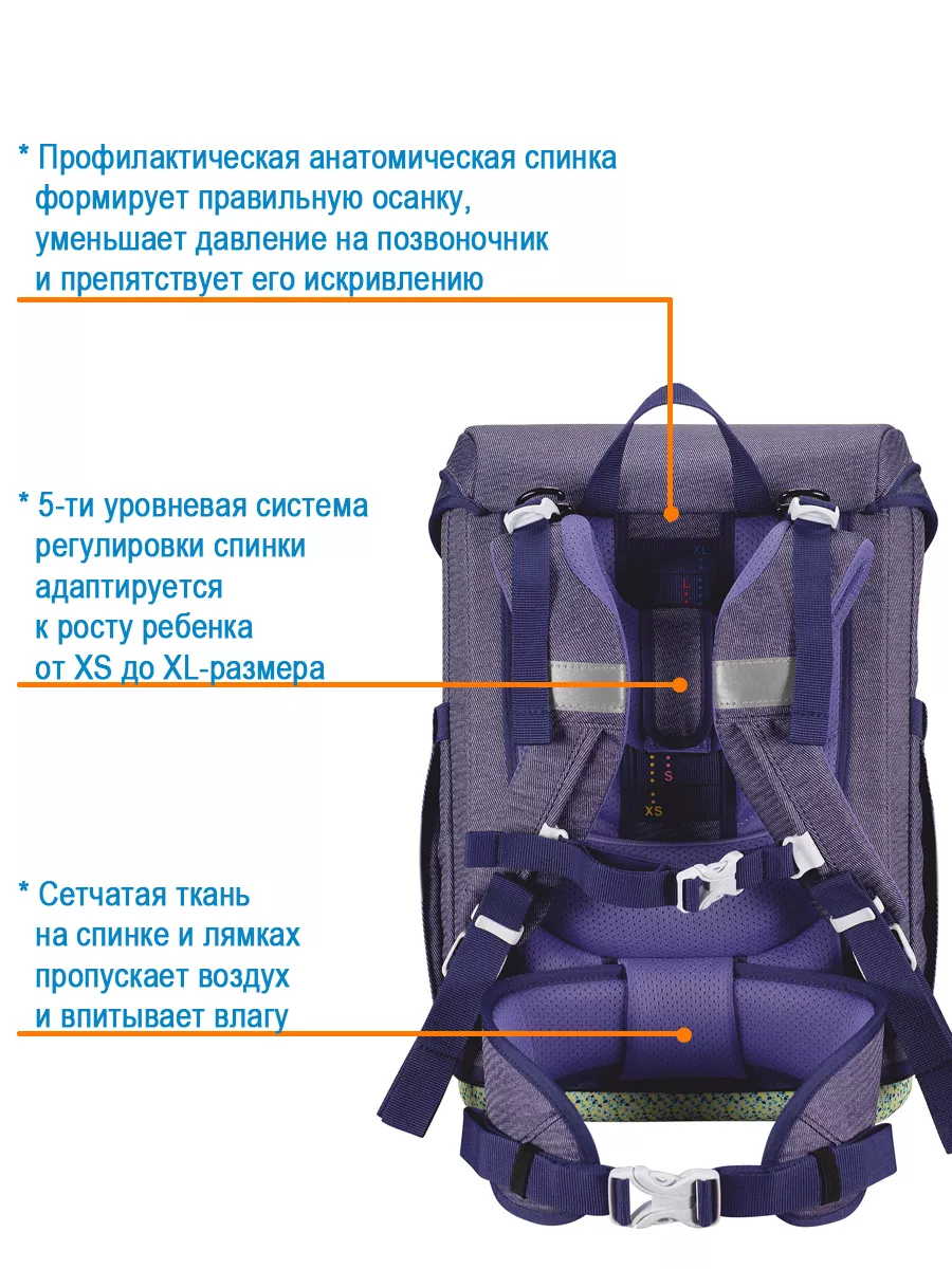 Ранец школьный ортопедический для первоклассника