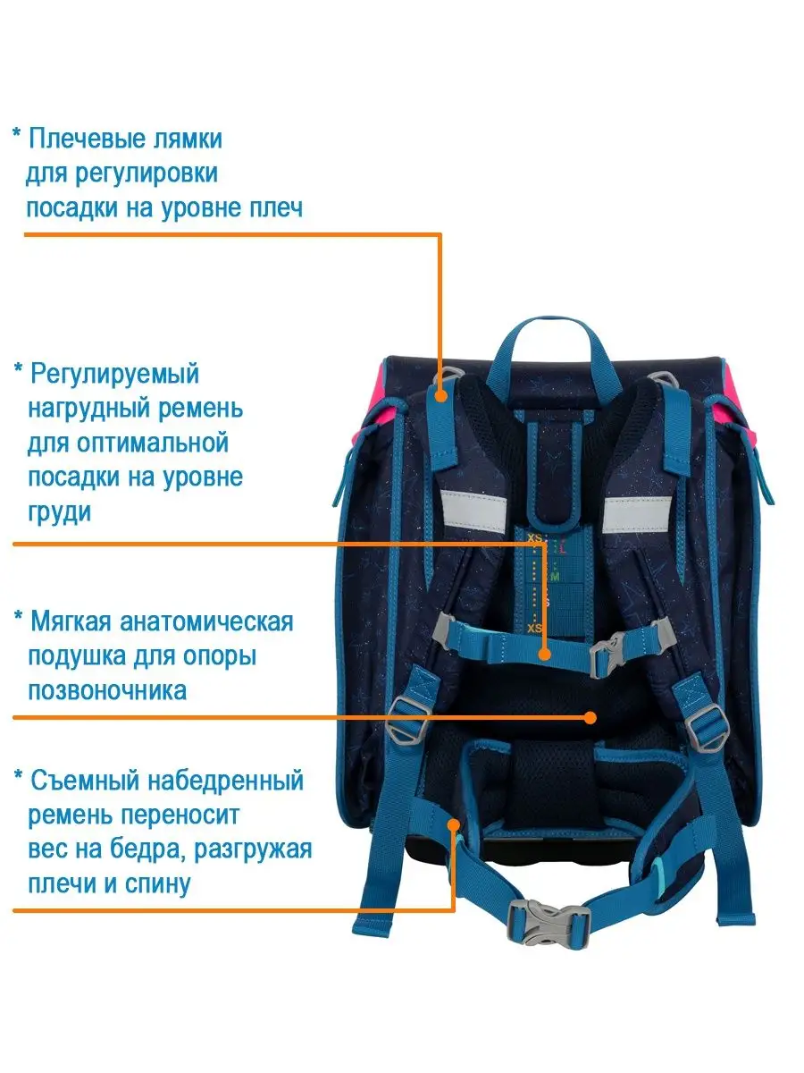 Ранец школьный ортопедический для первоклассника