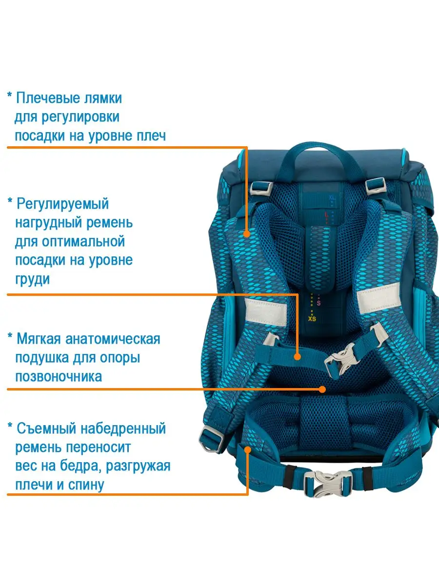 Ранец школьный мальчики ортопедический для первоклассника