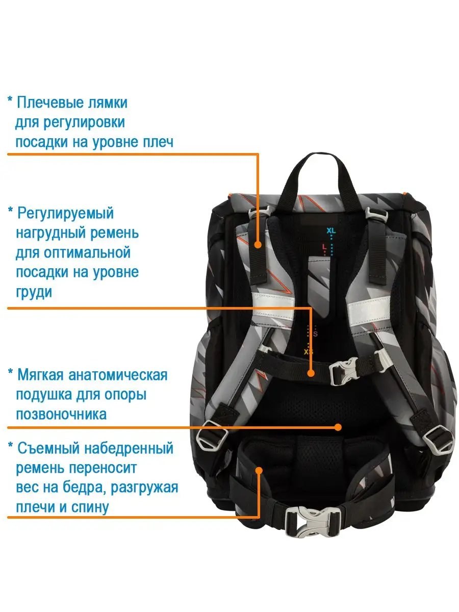 Ранец школьный мальчики ортопедический для первоклассника