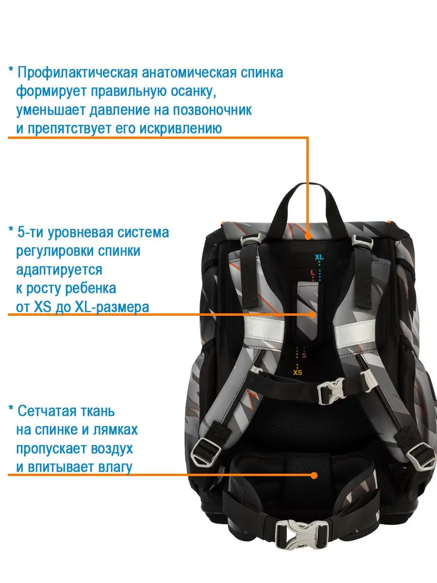 Ранец школьный мальчики ортопедический для первоклассника