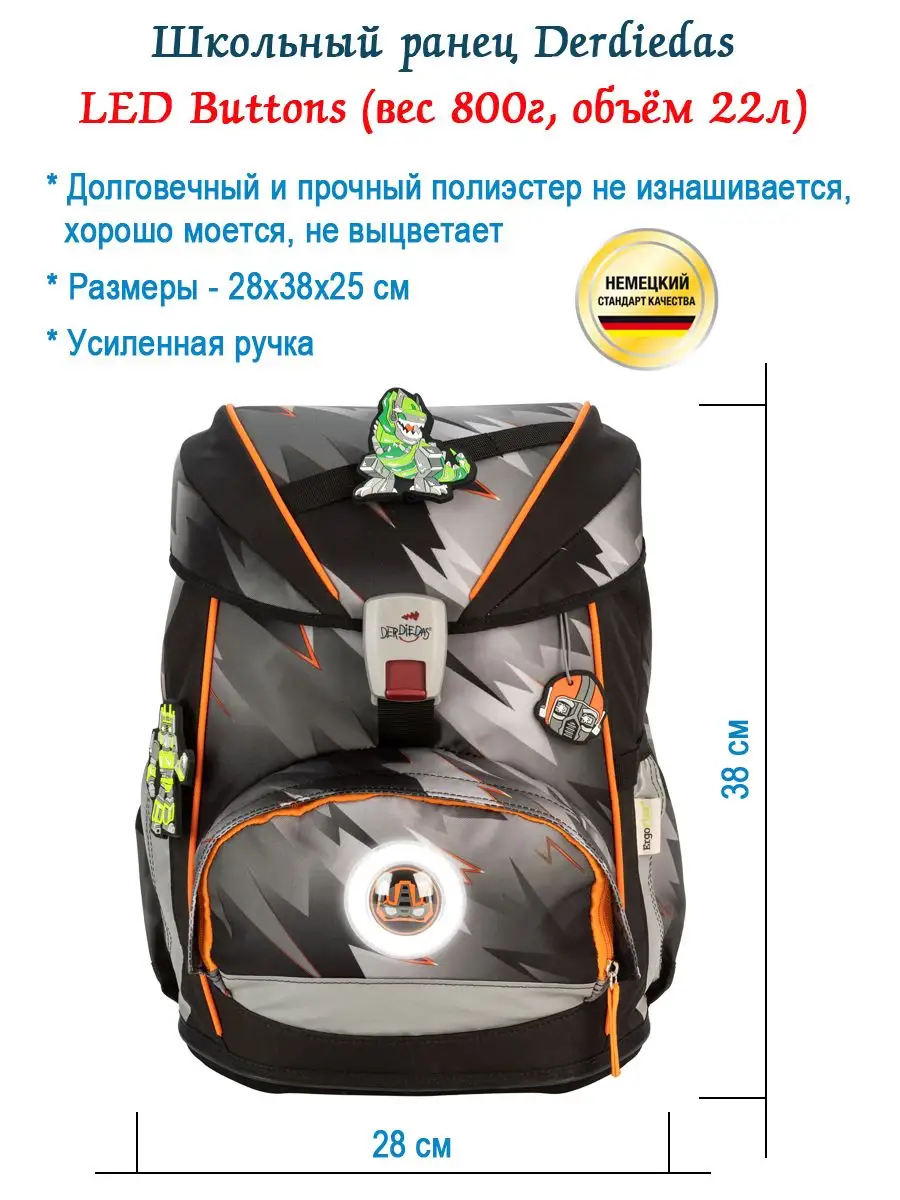 Ранец школьный мальчики ортопедический для первоклассника