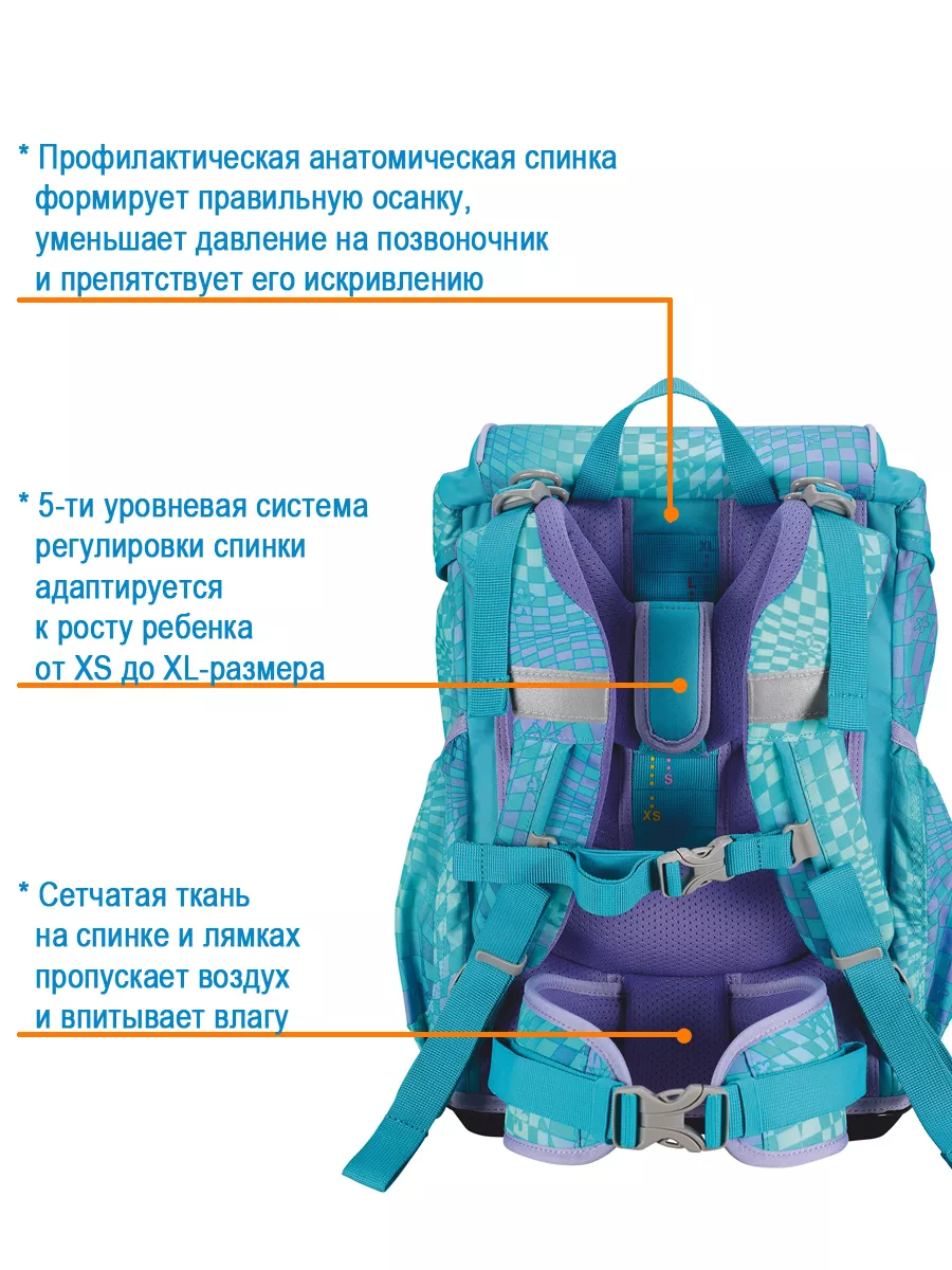Ранец школьный ортопедический для первоклассника