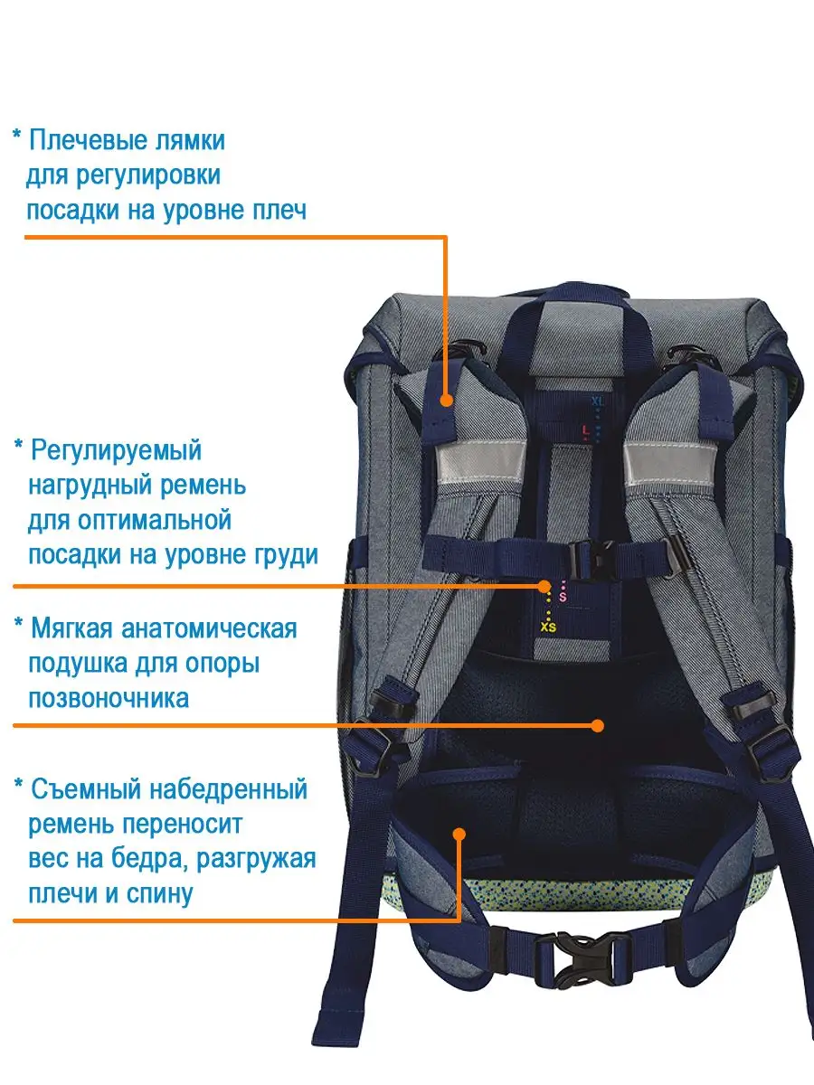 Ранец школьный мальчики ортопедический для первоклассника