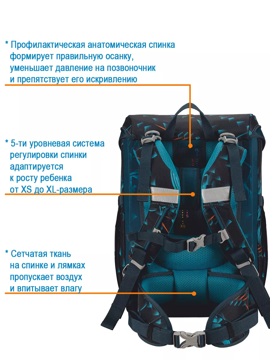 Ранец школьный ортопедический для первоклассника