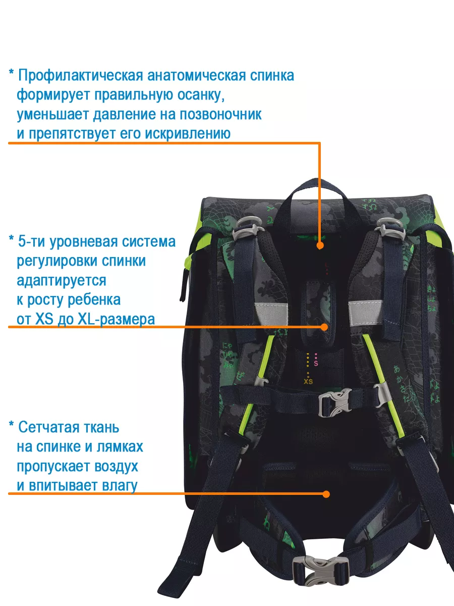 Ранец школьный ортопедический для первоклассника