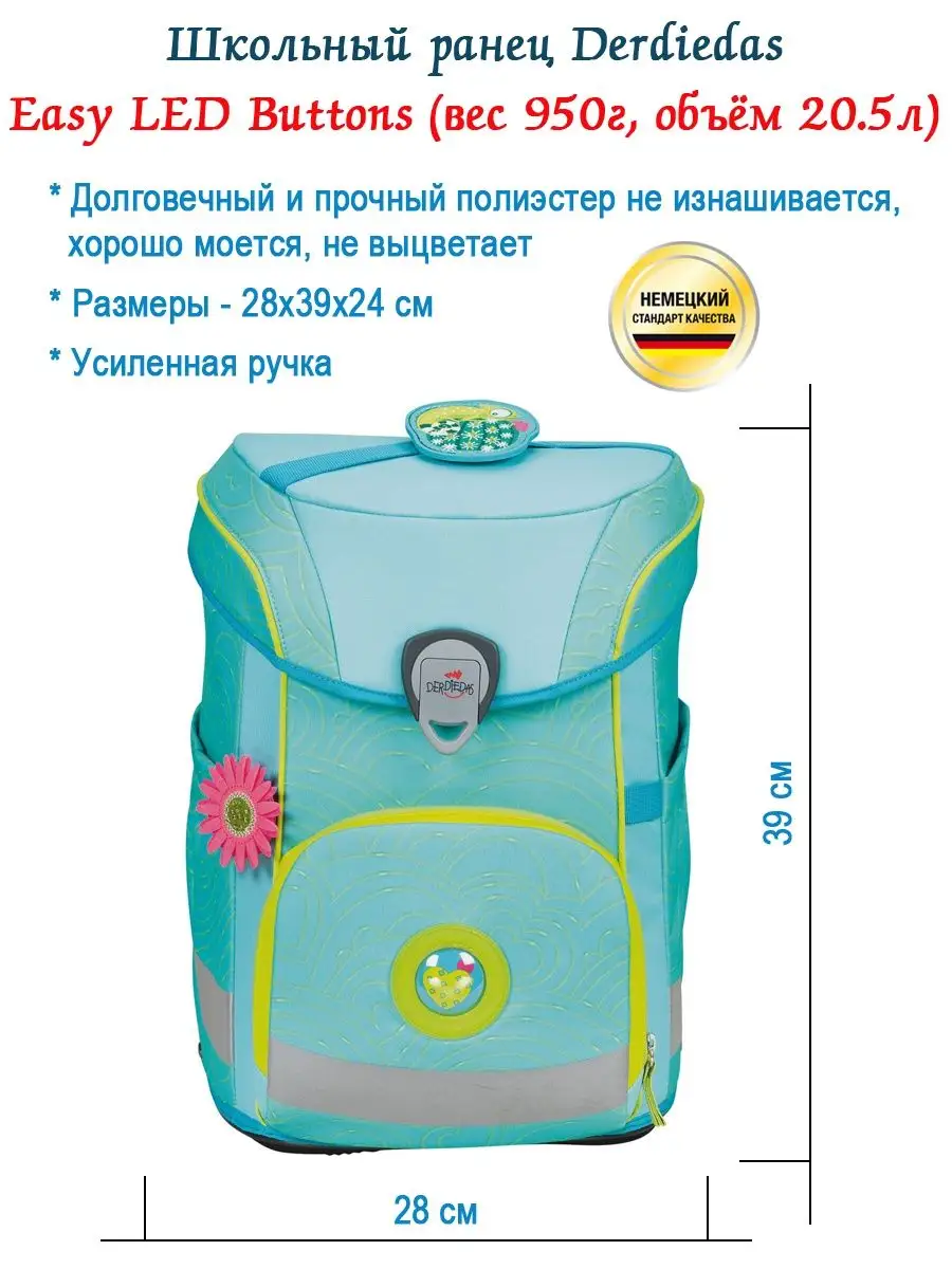 Ранец школьный девочки ортопедический для первоклассника