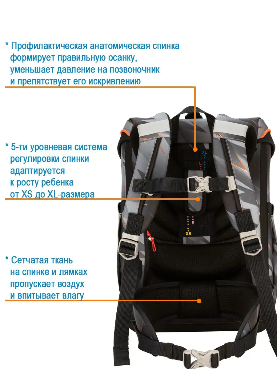 Ранец школьный мальчики ортопедический для первоклассника