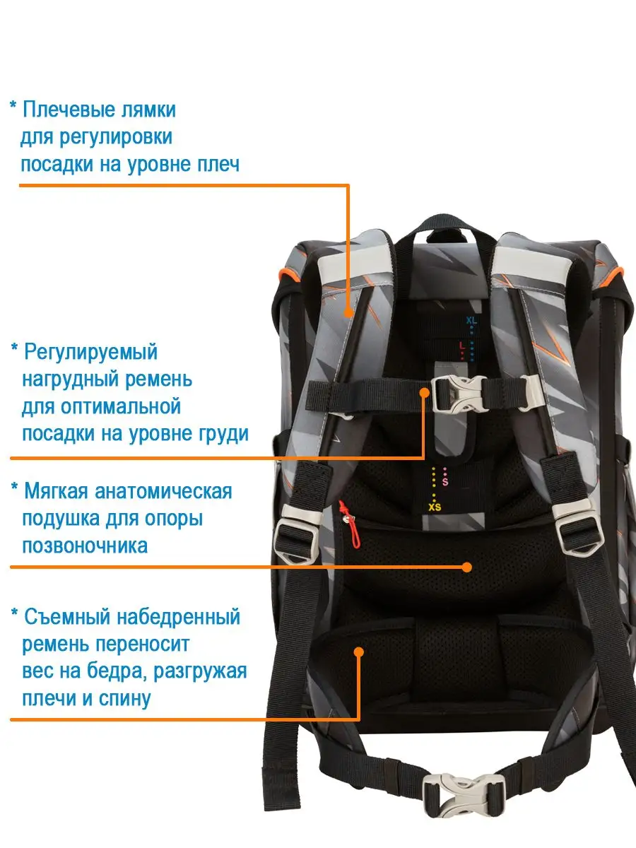 Ранец школьный мальчики ортопедический для первоклассника