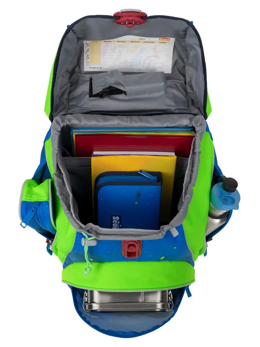 Ранец Alpha Exklusiv Safety Light ортопедическая спинка