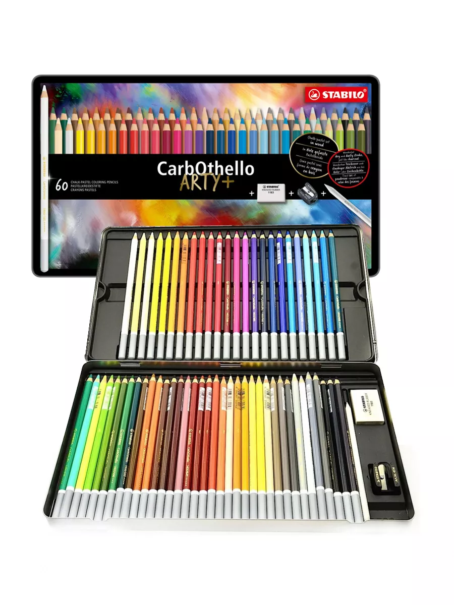 Карандаши цветные пастельные художественные CarbOthello 60цв