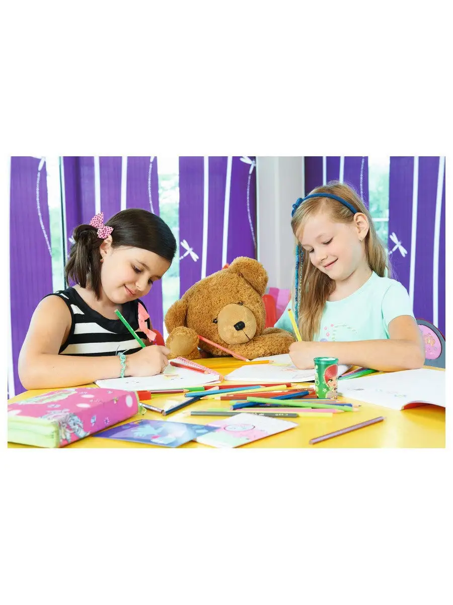 Карандаши цветные Trio трехгранные, 12 цветов