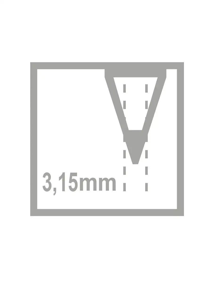 Карандаш чернографитный простой Trio thick 399, 12шт/уп твердость НВ, утолщенный трехгранный