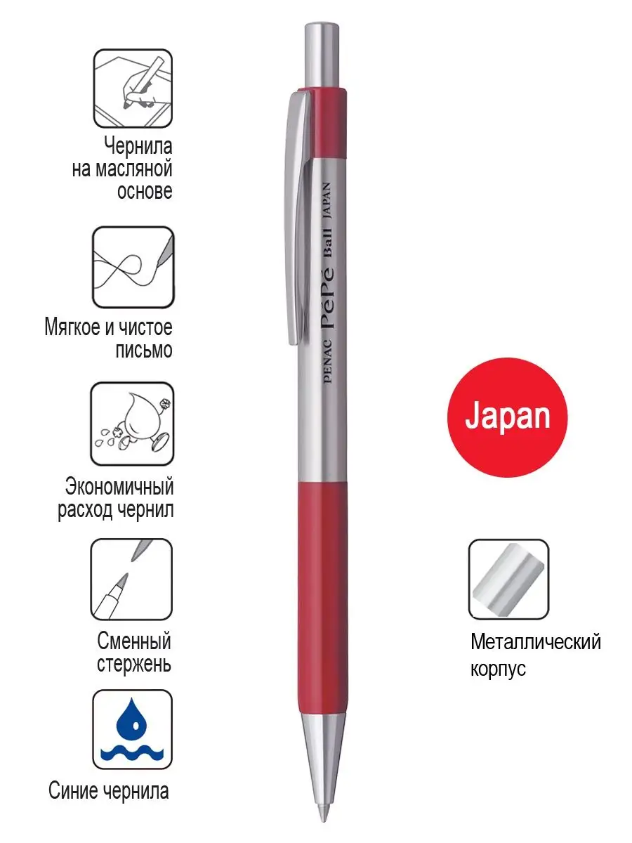 Карандаш механический 0.5 + шариковая ручка синяя + грифели