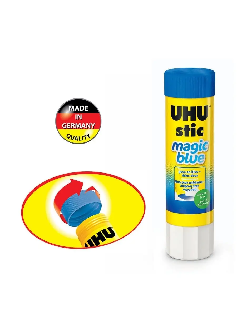 UHU Клей-карандаш 8,2г 2 шт + Магик 8,2г 1 шт