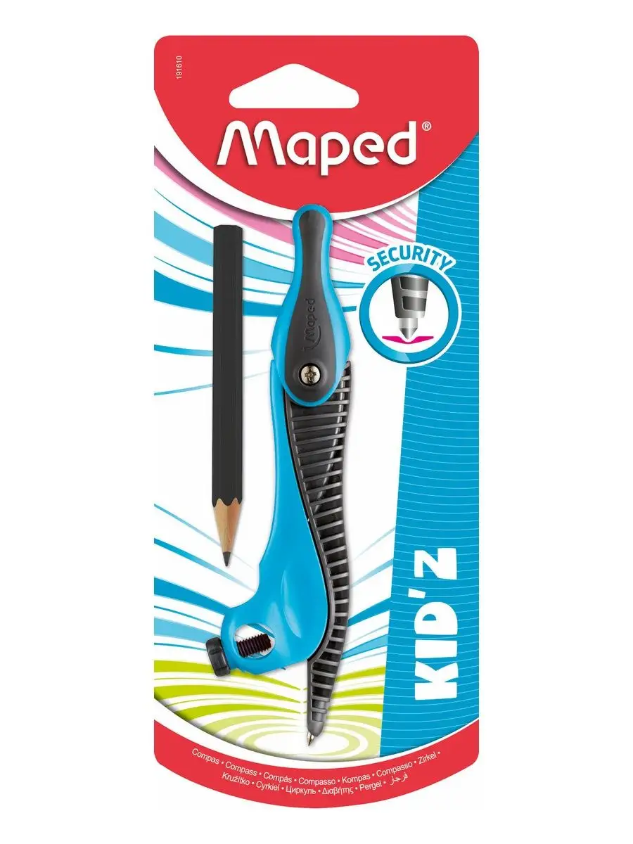 Циркуль пластиковый + карандаш MAPED KID'Z