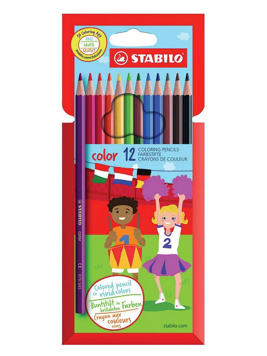 Карандаши цветные color 12 цветов
